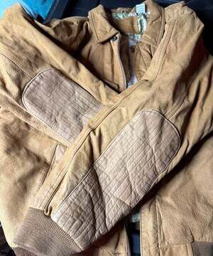 Marlboro , genuine, leather bomber jacket